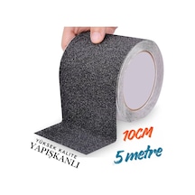 Merdiven Ve Zemin Kaydırmaz Kaymaz Bant 10 Cm X 5metre Siyah