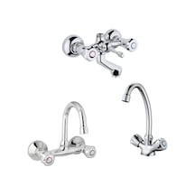 Erce Klasik Banyo Lavabo + Eviye Bataryası