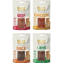 Nutri Canin 4 Çeşit Karma Fileto Köpek Ödülü 80 G X 4 Adet