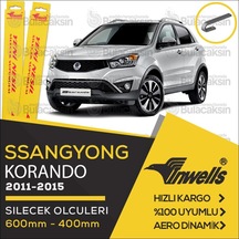Ssangyong Korando Muz Silecek Takımı 2011-2015 İnwells