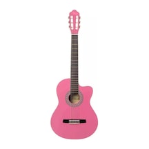 Pembe Klasik Gitar Kesik Kasa 4/4 Kılıf Pena-sgh-pmbksksa