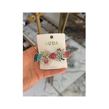 Renkli Taş Detaylı Fiyonk Model Toka
