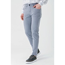 Koyu Mavi Gabardin Pamuklu 5 Cep Slim Fit Dar Kesim Casual Pantolon 1003230318-koyu Mavi