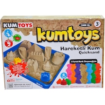 5329 Kumtoys, Hareketli Kum Seti 1000 Gr / +3 Yaş Çok  Renkli