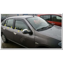 Woc Chrome Renault Clio Symbol Krom Cam Çıtası 2009-2012 4  Parça