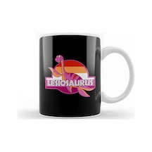 Lesiosaurus Pride Dinosaur Kupa Bardak Porselen Karışık