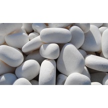 Beyaz Dolomit Doğal Dekoratif Taş 4-6 Cm 25 Çok Renkli