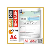 2018 Kpss Ortaöğretim/lise Ösym Tıpkı Basım Çıkmış Soru Kitapçığı (VİDEO ÇÖZÜMLÜ TÜRKİYE GENELİ)