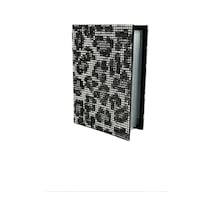 Oasis Life Siyah Leopar Taşlı Ruhsat Kılıf Kabı