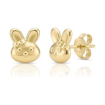 Bunny Altın Çocuk Küpe Sarı