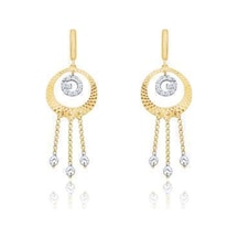 Gülaylar - Altın 14 Ayar Sallantılı Küpe N11.12345