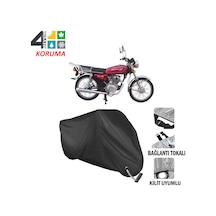 Arora Ar 125-3 Motosiklet Brandası ( Kilit Uyumlu - Siyah