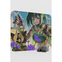 Nefer Genshin Impact Anime Oyuncu V3 - 48x40 Xl Gaming Mouse Pad Fare Altlığı