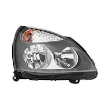 Far Motorlu Sağ Siyah Çerçeveli Renault Clio 01-05