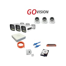 6'lı 4mp 4k Ultra Hd Ip Güvenlik Kamera Seti Gece Görüşlü, Dış Mekan Uyumlu -118224