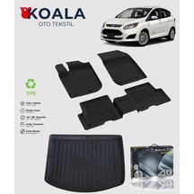 Ford C-max 2011 Ve Sonrası Uyumlu Sahler Paspas + Bagaj Havuz Seti