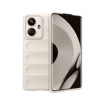 Realme 10 Pro 5g Uyumlu Kılıf Optimum Silikon - Krem
