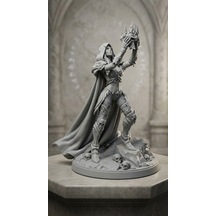 Sylvanas Windrunner Figürü World Of Warcraft Koleksiyon Heykeli Ham/boyanabilir