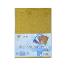 Lino Simli Karton 10 Renk 10'lu Karişik Renk 20 X 30 Cm Diğer