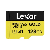 Gold 128gb Mikro Sd Kart, Microsdxc Uhs-ıı Bellek Kartı, V60, U3, A1, C10 Microsd Kart, 280mb/s