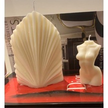 Ersu Store Büyük Boy Tower Ve Kadın Büst Mum Seti