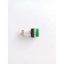 3 ADET YEŞİL 14mm SİNYAL LAMBASI