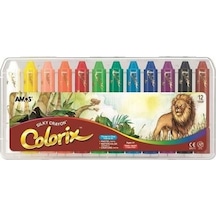 Amos Colorix Üçü Birarada Boya Plastik Kutu 12’Li Crx5Pc12