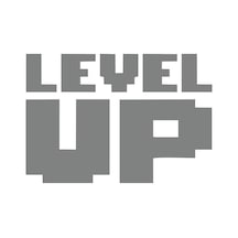 Level Up Sticker 17x17 Cm Gri