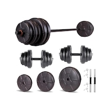 Spor Hero Serisi 75 Kg Dambıl Seti Ve Halter Seti Ağırlık Fitness Seti