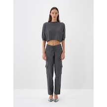 Xint Antrasit Doğal Yün Dokulu Regular Fit Pantolon 851036