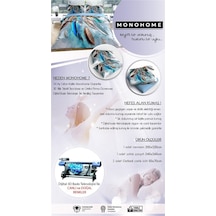 Monohome Motorcycles 3d Pamuk Saten Çift Kişilik Nevresim Takımı-1208 - Lastiksiz Çok Renkli