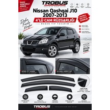 Premium Nissan Qashqai +2 2007-2013 Tüm Suv Modeller Uyumlu Rüzgarlık 4'lü