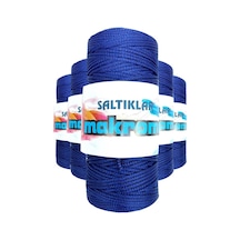 5 Adet Polyester Makrome İpi 370 Lacivert 100 gr