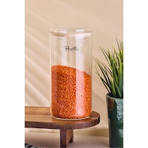 Fraser 1200 Ml Borosilikat Cam Kavanoz 10x20 Cm Seffaf Şeffaf