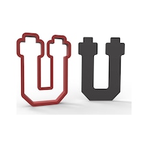 Büyük Ü Harfi 11 Cm Kurabiye Kalıbı