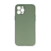 Newface Apple iPhone Uyumlu 12 Pro Max Kılıf Pp Ultra İnce Kapak - Yeşil