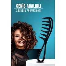 Zenvac Geniş Dişli Stil Tarağı Karbon Solingen Professional 721103 Zenvac29