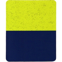 Sarı Lacivert Kum Desen Tip Kaymaz Taban Optik Bilgisayar Notebook Mouse Pad 17,5x21,5cm Mouse Ped