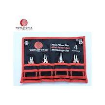 Worldforce 11424 4 Parça 125 mm Elektronikçi Pense Seti S2 Çelik Profesyonel Alet