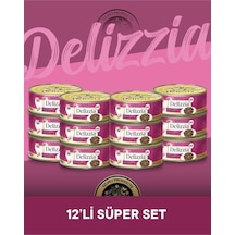 Reflex Plus Delizzia Yetişkin Tavuklu-ciğerli Gravy Kedi Maması 12x85 Gram