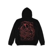 Startmore Adrift Blood Siyah Oversize Unisex Kapüşonlu Sweatshirt Hoodie Siyah