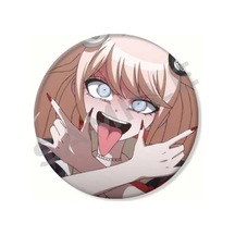 Yaratıcı Danganronpa Yuvarlak Broşlar Düğme Pin Hinata Kokichi Oma Kaito Momota 58mm Style-1 58mm Çok Renkli