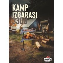 Kamp Izgarası 3300 / Çap: 33 Cm / Portatıf / Baba's Campıng