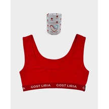 Gost Liria Crimson Spor Bralet Kırmızı Kırmızı