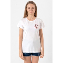 The Mentalist Red John Pocket Beyaz Kadın Bisikletyaka Tshirt 001