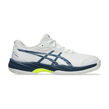 Asics Büyük Unisex Çocuk Beyaz Voleybol Ayakkabısı 1044a052-104 Mavi