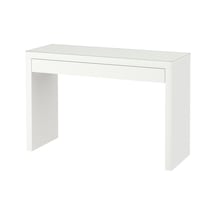 Makyaj Masası, Malm Beyaz Renk Meridyendukkan 120x41 Cm Çekmeceli