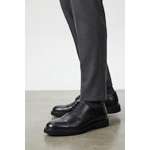 Pisagor Ps-74749 Hakiki Deri Erkek Exclusıve Oxford Günlük Ayakkabı Siyah