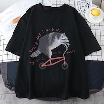 Flood Of Style Sertifikalı Horoz Afrost-komik Tavuk Meme Erkekler Kadınlar Grafik T Shirt Yeni Hip Ho Siyah