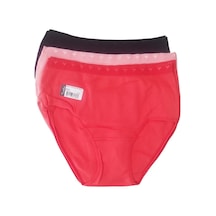 Tutku 0856 Kız Çocuk Mıss Gırl Bato-slip-külot - 12'li Kombin Çok Renkli